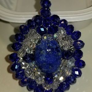 #0204 "Royal Blue Danube" Gemstone Pendant